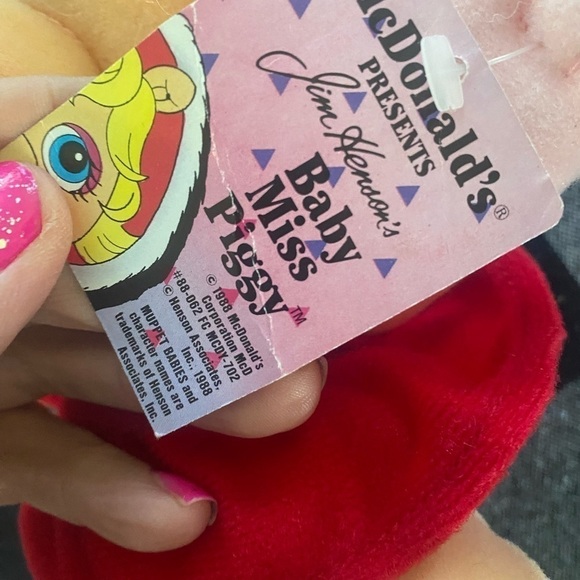 Vintage 1987 baby miss piggy new with tag - Picture 5 of 6